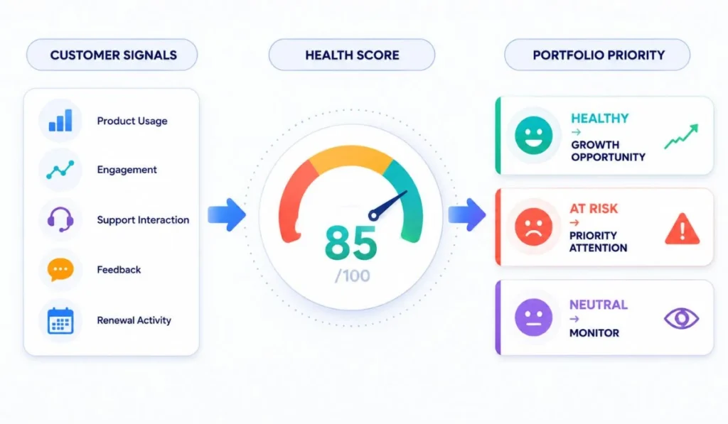 Customer Health Score and Portfolio Prioritisation