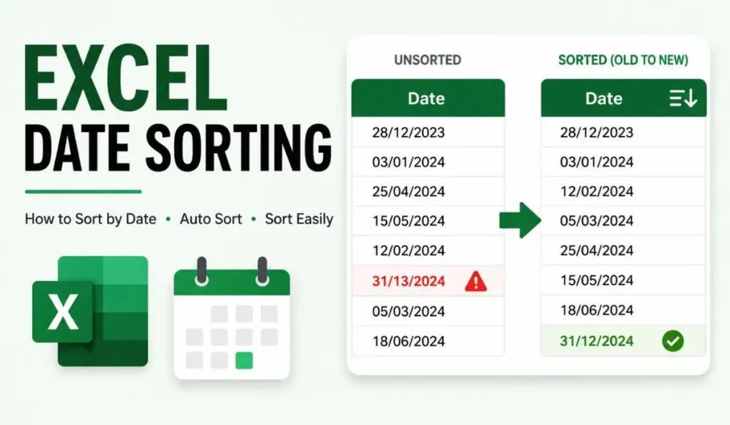 Excel Date Sorting