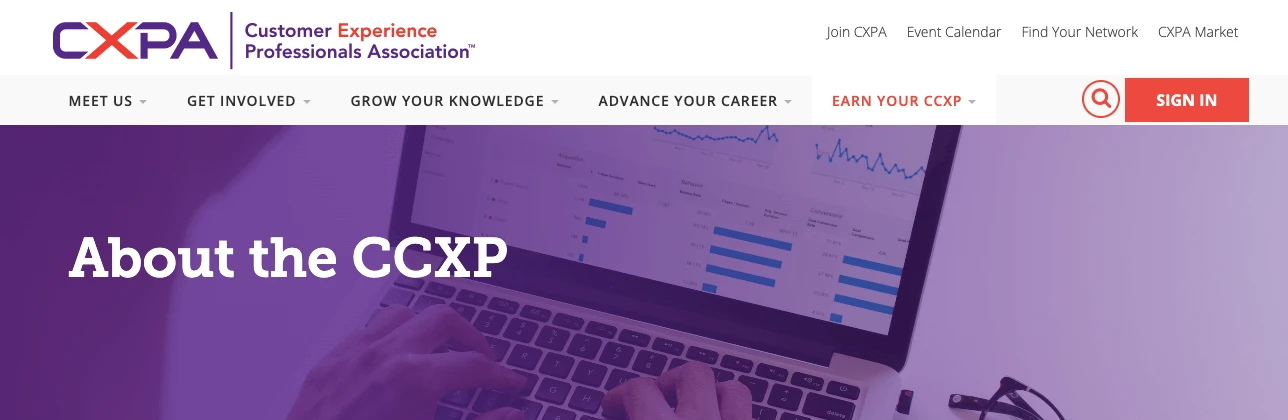 Certified Customer Experience Professional (CCXP) program by CXPA