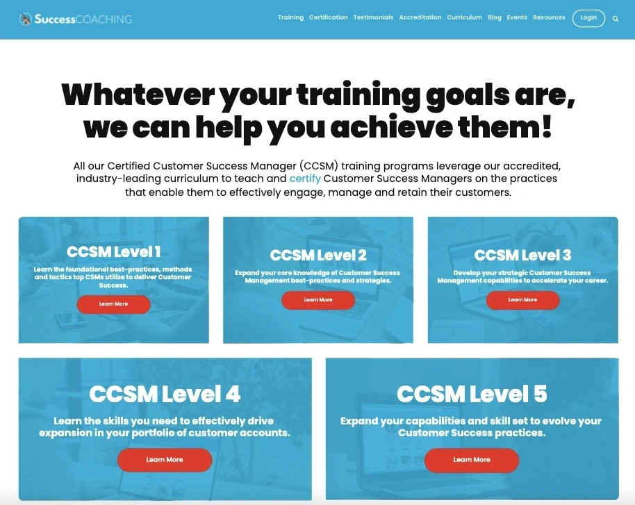 SuccessCOACHING Customer Success Certification
